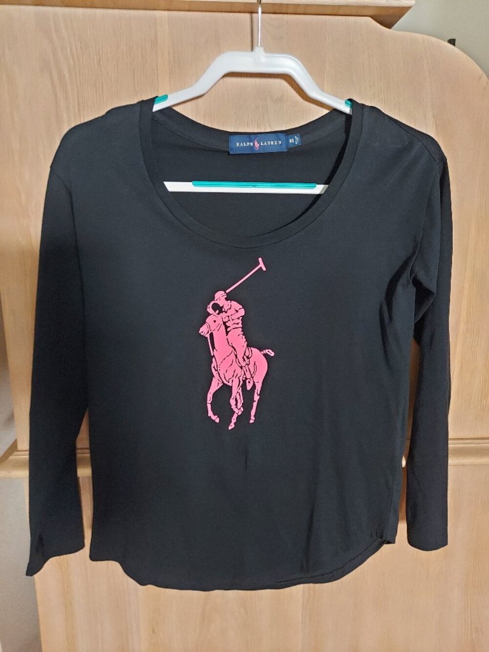 Womens Ralph Lauren BIG PONY TOP long sleeve